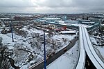 Миниатюра для Файл:Aminyevskoye depot - aerial view of bridges in winter (2).jpg