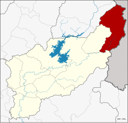 Uttaradit provintsiyasida tumanning joylashishi