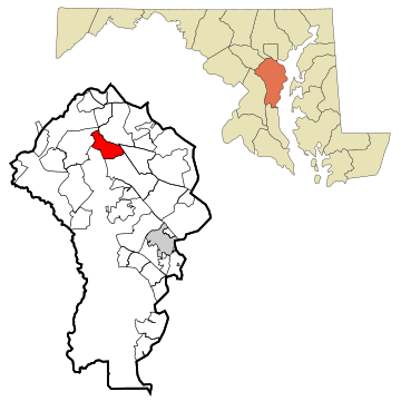 File:Anne Arundel County Maryland Incorporated and Unincorporated areas South Gate Highlighted.svg