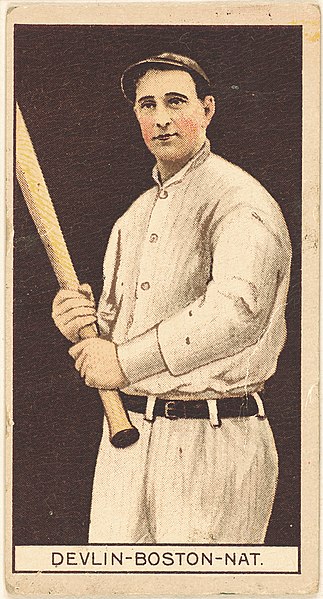 File:Arthur Devlin, Boston Braves, baseball card portrait LCCN2008677440.jpg