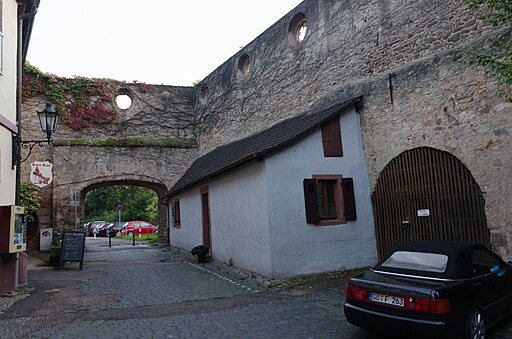 Aschaffenburg, Stadtmauer, Schloßberg-010