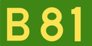 Australian Alphanumeric State Route B81.png