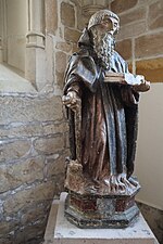 Miniatuur voor Bestand:Auxonne (21) Église Notre-Dame - Intérieur - Statue de Saint-Antoine ermite - 01.jpg