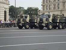 Azeri Lynx Grad, parade in Baku, 2013.JPG