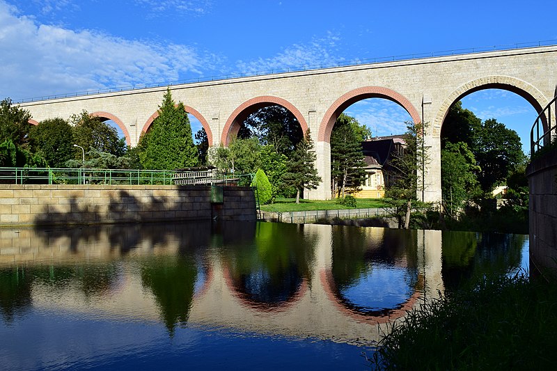 File:Baden - Aquädukt der Wiener Hochquellenwasserleitung die Schwechat querend.jpg