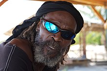 Bankie Banx, noted reggae artist and poet from Anguilla who has built up an international following BankieBanx.jpg
