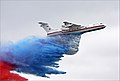 Be-200 is perfrorming a water drop on MAKS-2009 airshow - Zhukovsky, Russia - panoramio.jpg