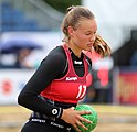 Deutsch: Beachhandball Europameisterschaften 2019 (Beach handball Euro); Tag 5: 6. Juli 2019 – Frauen, Platzierungsspiel für die Ränge 9–12, Deutschland-Polen 2:1 (22:23, 19:16, 7:6) English: Beach handball Euro; Day 5: 6 July 2019 – Placement Match/Cross Match for rank 9–12 Women – Germany-Poland 2:1 (22:23, 19:16, 7:6)