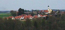 Skyline of Steinhausen an der Rottum