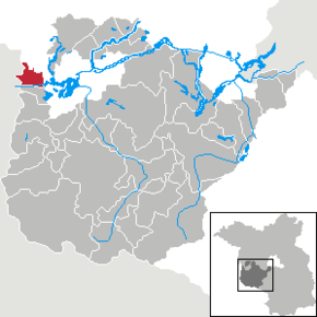 Poziția Bensdorf pe harta districtului Potsdam-Mittelmark