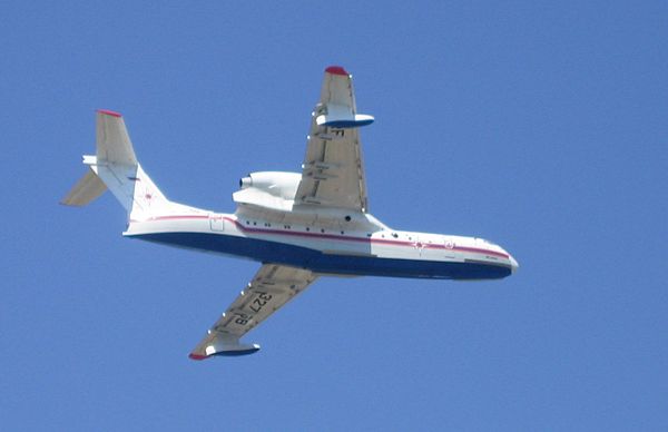 A Beriev Be-200 operating in Athens.