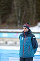 Deutsch: Biathlon bei den Olympischen Winter-Jugendspielen 2020 in Lausanne; Tag 2, 11. Januar 2020; Einzel männlich; Maskottchen-Zeremonie mit den Medaillisten Oleg Domichek (Russland, Gold), Lukas Haslinger (Österreich, Silber) und Mathieu Garcia (Frankreich, Bronze) sowie dem Athlete Role Model Henrik L'Abée-Lund (Norwegen) English: Biathlonl at the 2020 Winter Youth Olympics in Lausanne at 11 January 2020 – Individual men; Mascot ceremony with medailists Oleg Domichek (Russia, Gold), Lukas Haslinger (Austria, Silver) und Mathieu Garcia (France, Bronze) and Athlete Role Model Henrik L'Abée-Lund (Norway)