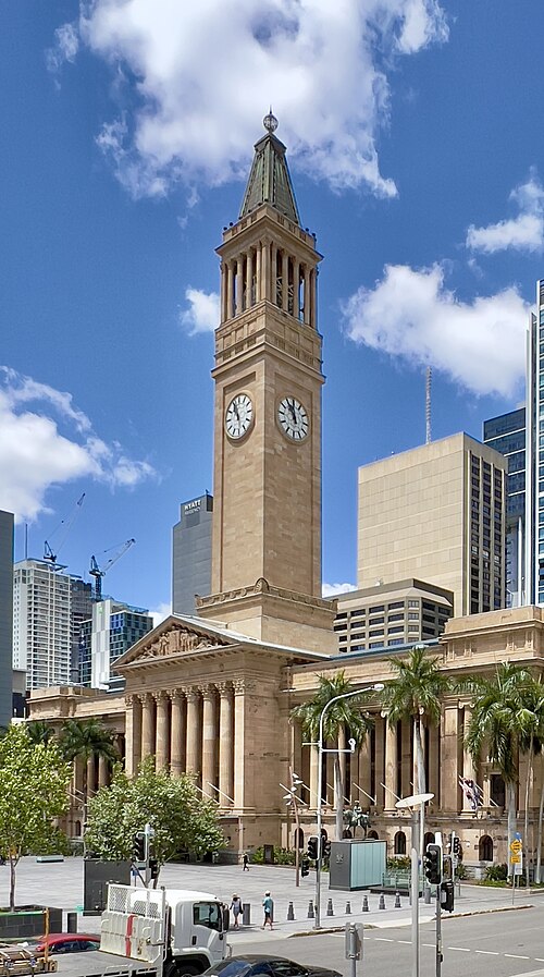 Image: Brisbane City Hall, February 2023 (cropped)