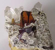 Brookite from Pakistan Brookit, Pakistan.jpg