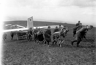 Akaflieg Darmstadt D-9 Konsul German single-seat glider, 1923