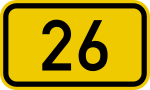 Vorschaubild für Bundesstraße 26