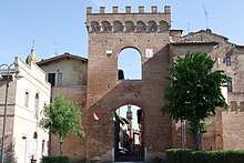 Das Stadttor Porta Senese in Buonconvento