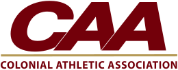 Colonial Athletic Association logo in Elon's colors CAA logo in Elon colors.svg