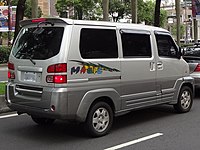 Fourth-generation CMC Veryca van pre-facelift rear view