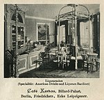 Café Kerkau, Friedrichstr 59-60, Berlin, Interior View-02.jpg