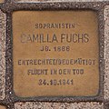 Deutsch: Stolperstein für Camilla Fuchs vor der Hamburgischen Staatsoper in Hamburg-Neustadt.