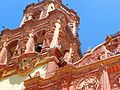 Le clocher de la Mission Santa María del Agua de Landa