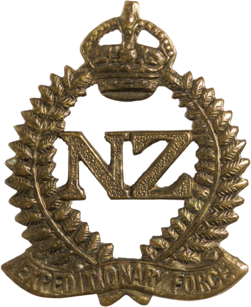 File:Cap badge New Zealand Expeditionary Force.png