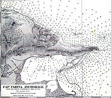 Nautical chart showing Porto Farina Cap farina 1939.jpg