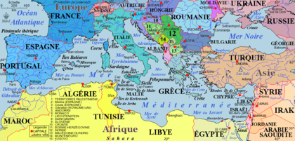 地中海世界: 概説, 関連項目