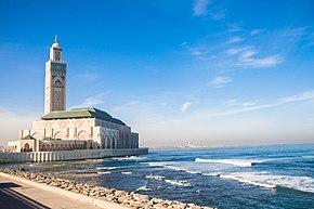 Casablanca Mosque Sea Morocco Travel Architecture.jpg