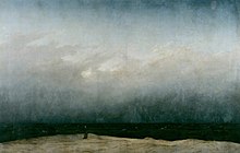 Caspar David Friedrich: Der Mönch am Meer, 1810 (Quelle: Wikimedia)