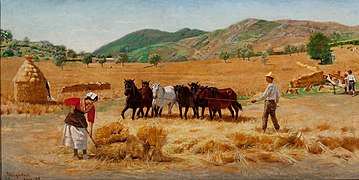 German harvest, 1903. Pinacoteca do Estado de São Paulo