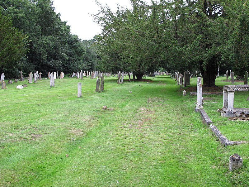 File:Cemetery Path - geograph.org.uk - 2518901.jpg