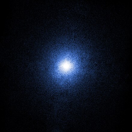 A Chandra X-Ray Observatory image of Cygnus X-1, which was the first strong black hole candidate discovered