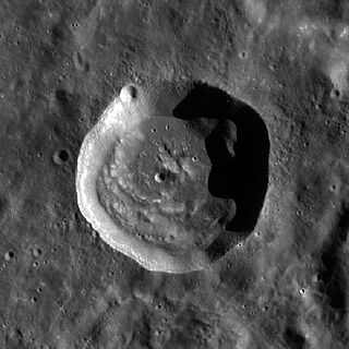 <span class="mw-page-title-main">Chant (crater)</span> Crater on the Moon