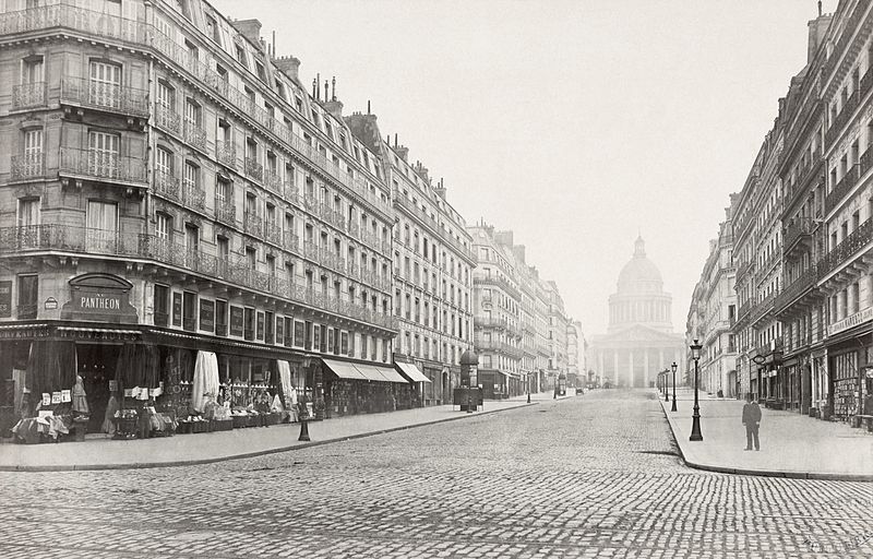 File:Charles Marville, Rue Soufflot, ca. 1853–70.jpg