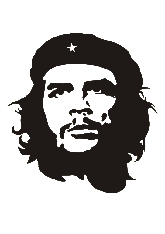 Файл:Che Guevara vector SVG format.svg — Википедия