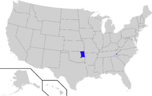 Cherokee Speaking Areas Within The USA.png