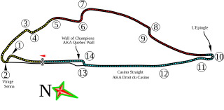 Circuit Gilles Villeneuve Motorsport track in Canada