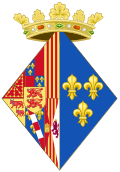 Stema Margueritei de Angouleme, regina consoartă a Navarrei.svg