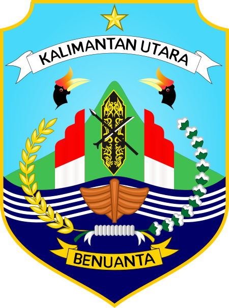 Fail:Coat of arms of North Kalimantan (2021 version).svg