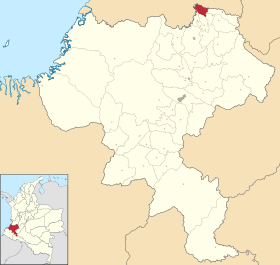 Localización de Puerto Tejada