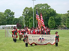 Colonial Musketeers, Youth Fife and Drum Corps from Hackettstown, New Jersey Colonial Musketeers - Rock Spring Park - Memorial Day 2009.jpg