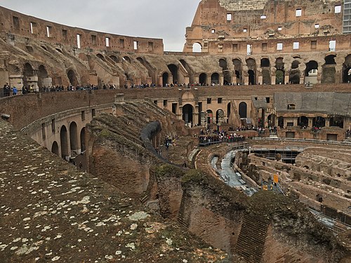 Colosseum (inside) in Rome