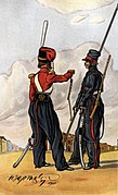 Офицер и рядовой казак Войска Донского начала XIX века
