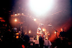 Cranes performing live Cranes hd.JPG