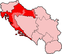 Location of Croatia