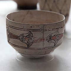 Cup ornated with papyrus-AF 12840