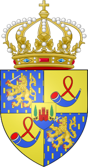 Thumbnail for File:Daughters of Willem-Alexander and Maxima of Oranje-Nassau Personal Arms.svg