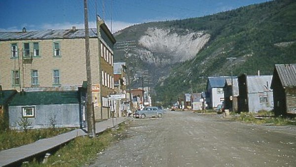 Dawson City, Yukon, Canada, in 1957.